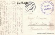 Poczta polowa pieczęć 1915 r.